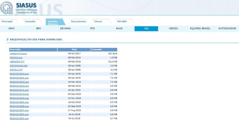 SIA SUS → O Que É, DataSus, Versões, Download【AQUI!!】
